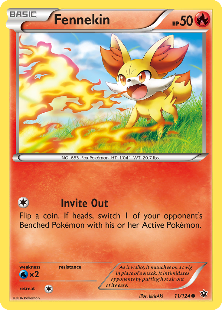 Fennekin (11/124) [XY: Fates Collide] | L.A. Mood Comics and Games