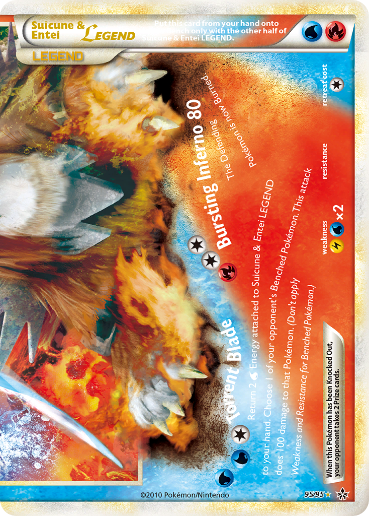 Suicune & Entei LEGEND (95/95) [HeartGold & SoulSilver: Unleashed] | L.A. Mood Comics and Games