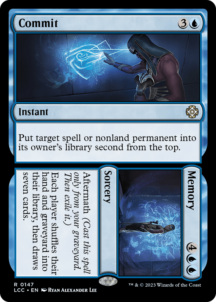 Commit // Memory [The Lost Caverns of Ixalan Commander] | L.A. Mood Comics and Games