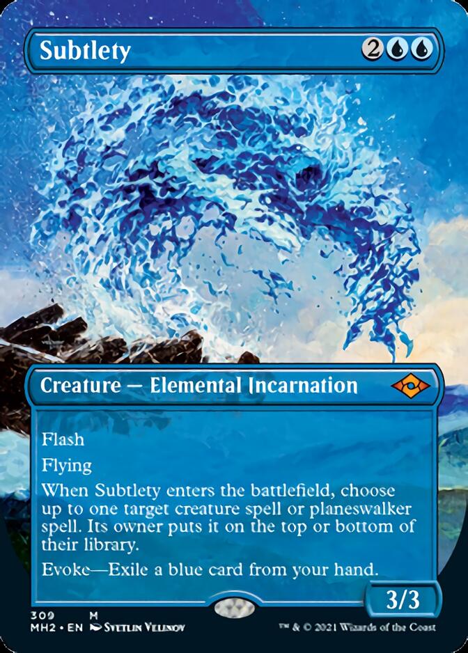 Subtlety (Borderless Alternate Art) [Modern Horizons 2] | L.A. Mood Comics and Games