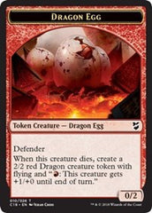 Dragon Egg // Dragon Double-Sided Token [Commander 2018 Tokens] | L.A. Mood Comics and Games