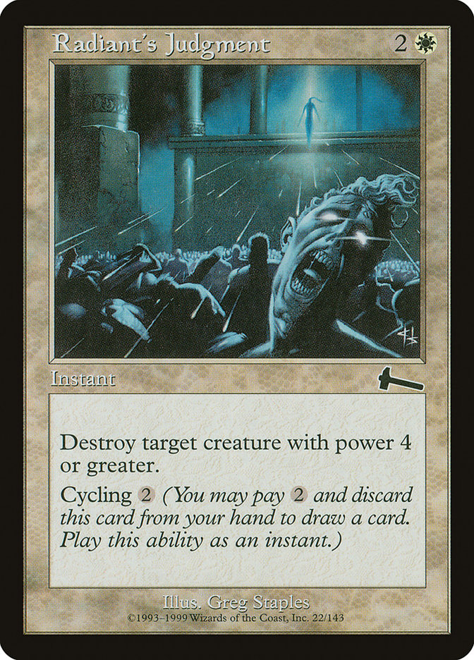 Radiant's Judgment [Urza's Legacy] | L.A. Mood Comics and Games