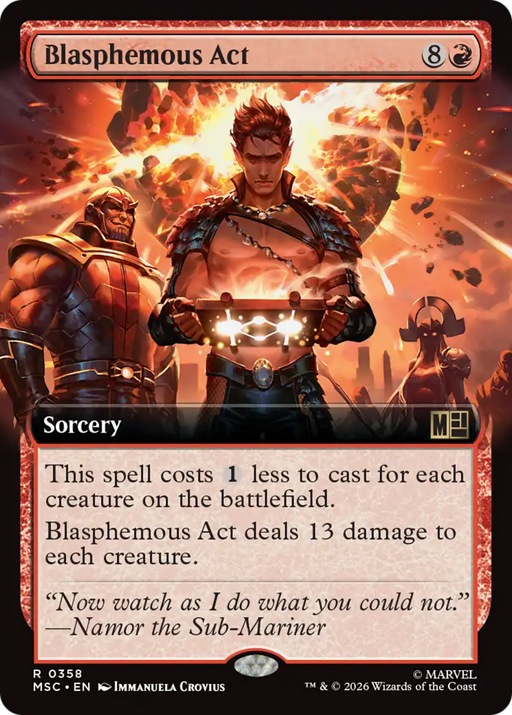 Blasphemous Act (Extended Art) [Marvel Super Heroes Commander] | L.A. Mood Comics and Games