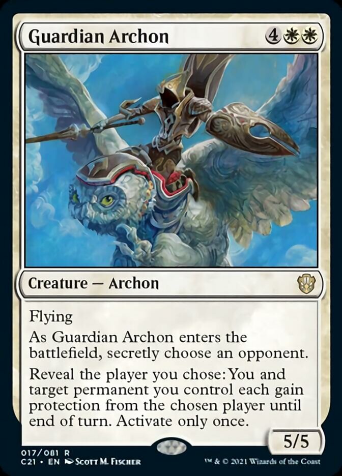 Guardian Archon [Commander 2021] | L.A. Mood Comics and Games