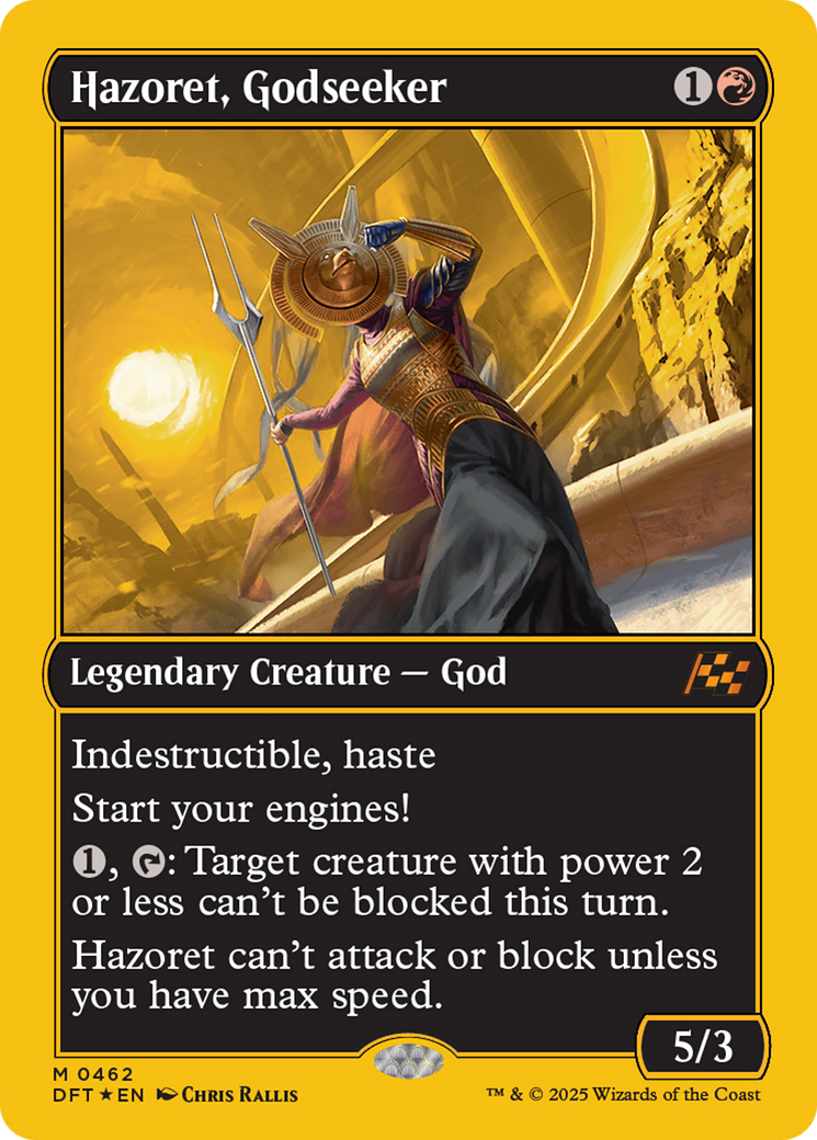 Hazoret, Godseeker (First-Place Foil) [Aetherdrift] | L.A. Mood Comics and Games