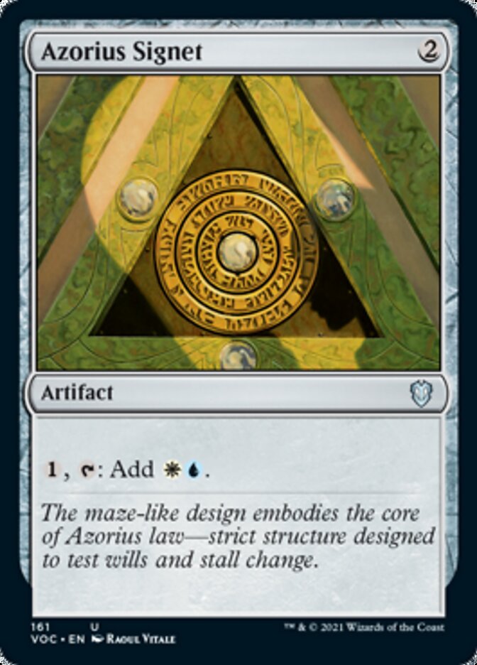Azorius Signet [Innistrad: Crimson Vow Commander] | L.A. Mood Comics and Games