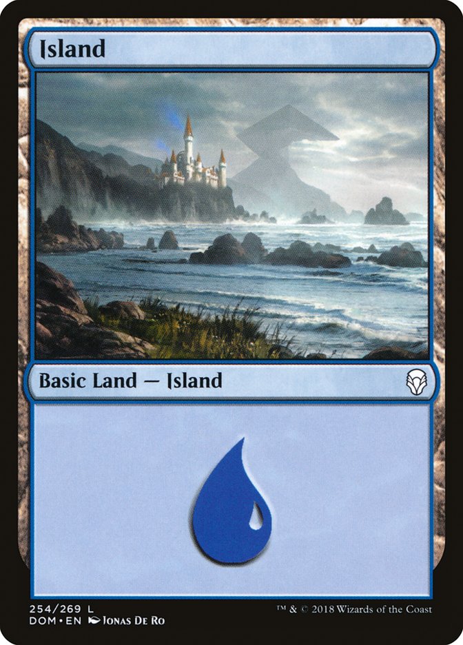 Island (254) [Dominaria] | L.A. Mood Comics and Games