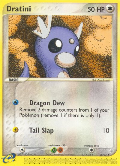 Dratini (26/97) [EX: Dragon] | L.A. Mood Comics and Games