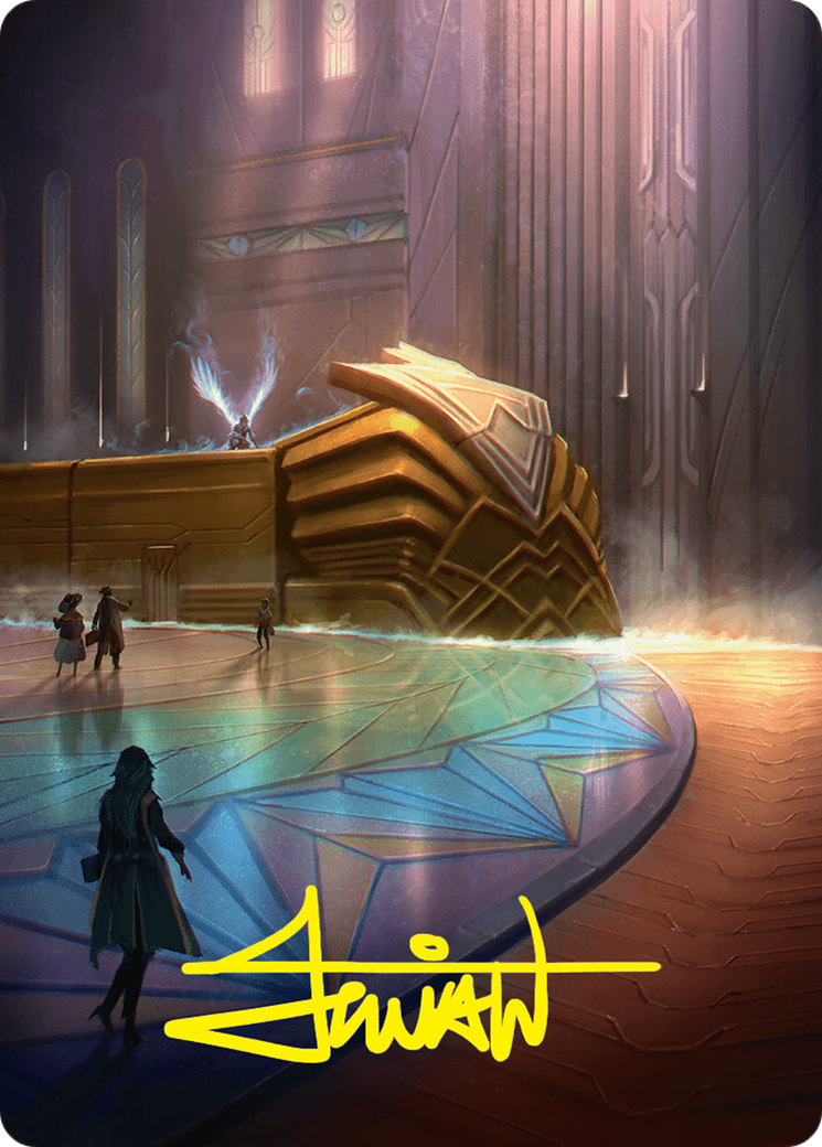 Plains Art Card (21/54) (Gold-Stamped Signature) [Foundations Art Series] | L.A. Mood Comics and Games