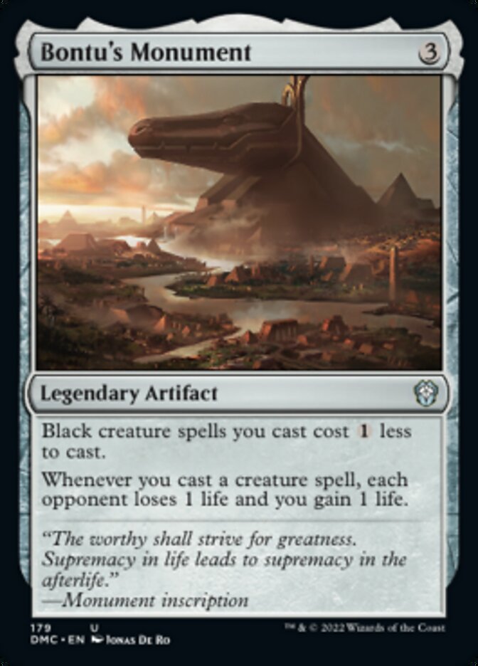 Bontu's Monument [Dominaria United Commander] | L.A. Mood Comics and Games