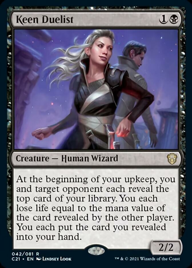 Keen Duelist [Commander 2021] | L.A. Mood Comics and Games