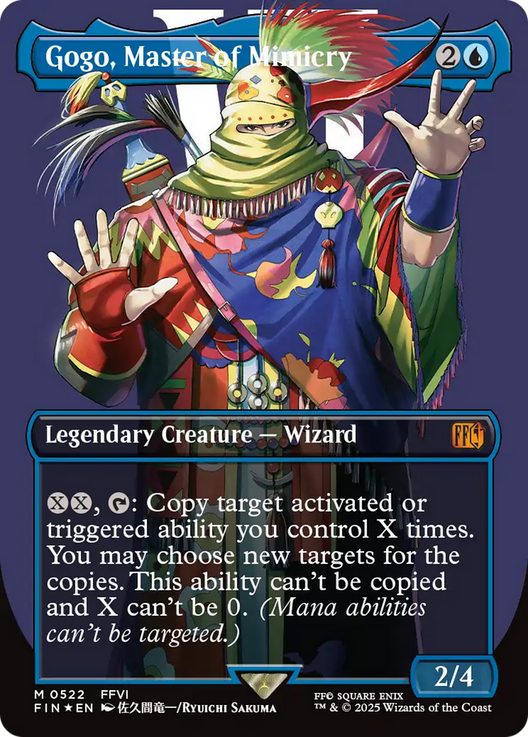 Gogo, Master of Mimicry (Borderless) (Surge Foil) [FINAL FANTASY] | L.A. Mood Comics and Games