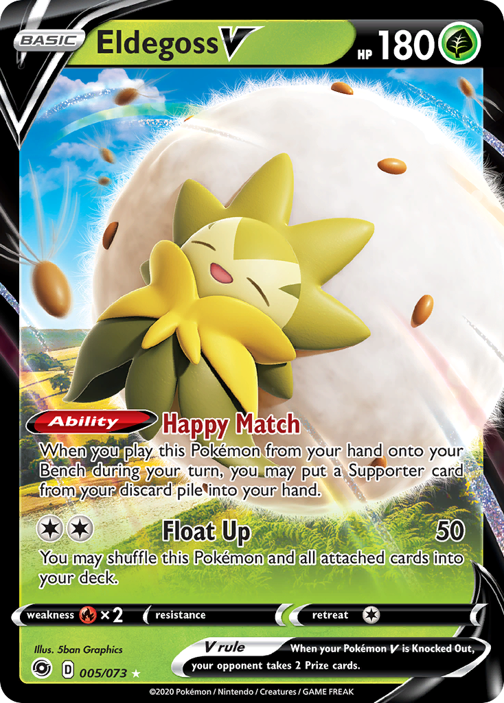 Eldegoss V (005/073) [Sword & Shield: Champion's Path] | L.A. Mood Comics and Games