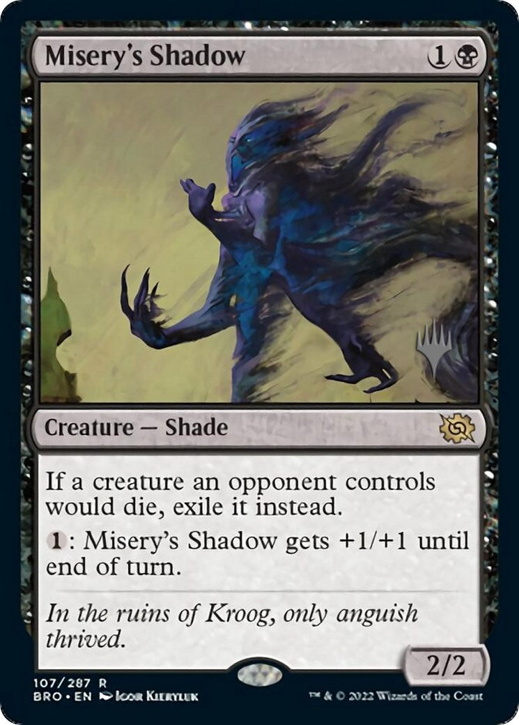 Misery's Shadow (Promo Pack) [The Brothers' War Promos] | L.A. Mood Comics and Games