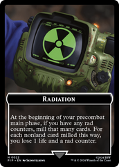 Radiation // Clue Double-Sided Token [Fallout Tokens] | L.A. Mood Comics and Games