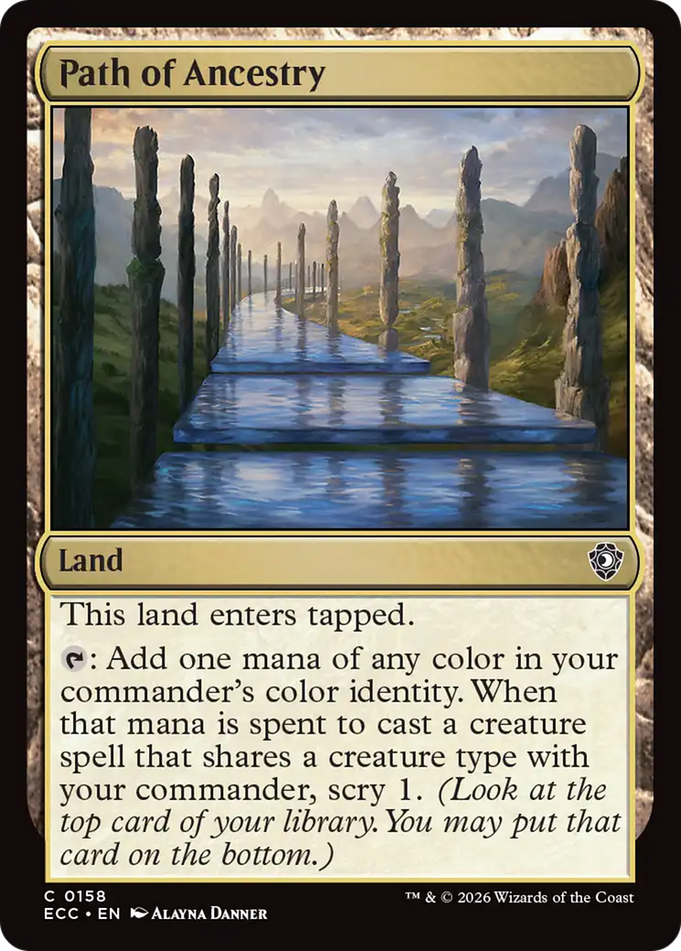 Path of Ancestry [Lorwyn Eclipsed Commander] | L.A. Mood Comics and Games