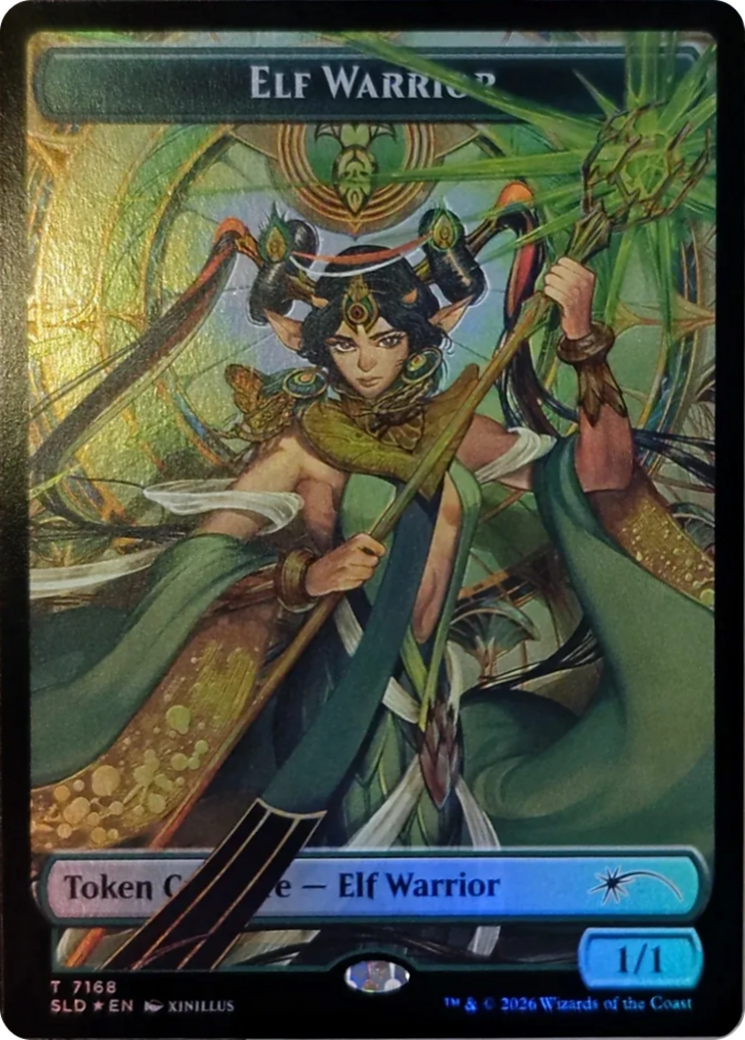Elf Warrior Token (7168) [Secret Lair Drop Series] | L.A. Mood Comics and Games