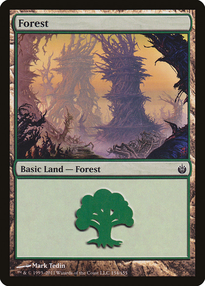 Forest (154) [Mirrodin Besieged] | L.A. Mood Comics and Games