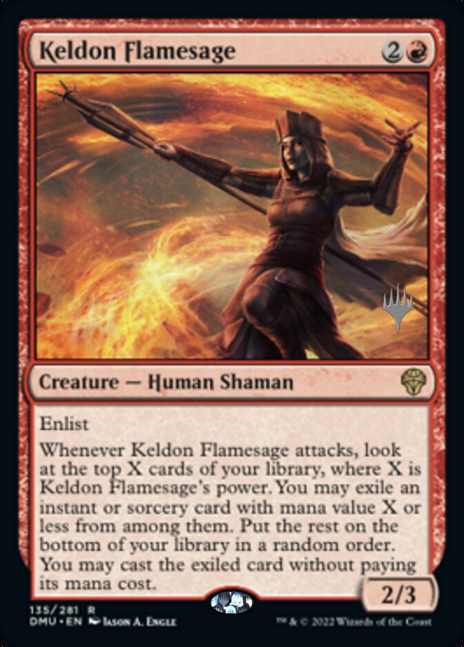 Keldon Flamesage (Promo Pack) [Dominaria United Promos] | L.A. Mood Comics and Games