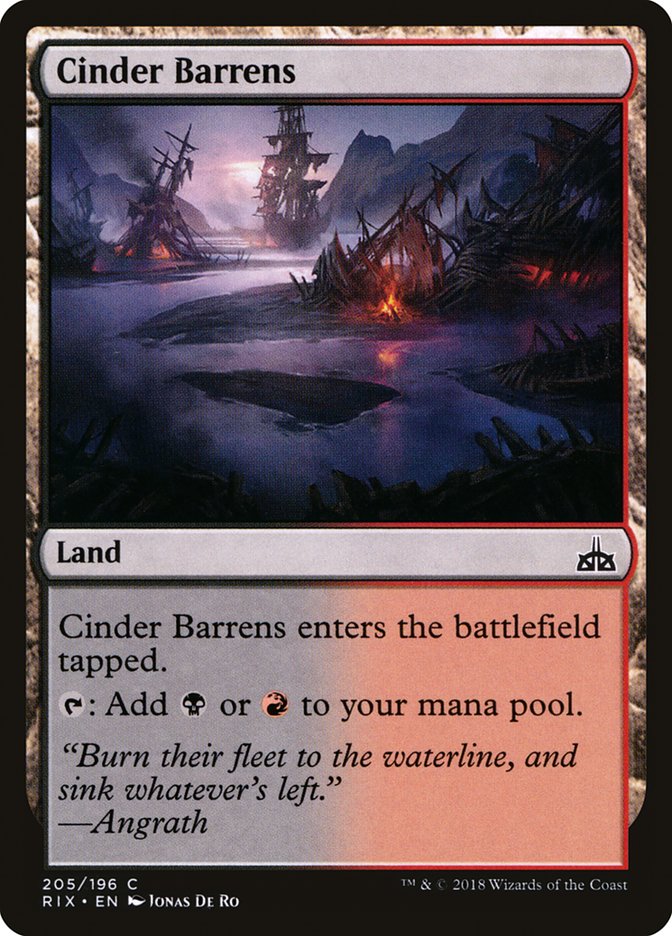 Cinder Barrens [Rivals of Ixalan] | L.A. Mood Comics and Games
