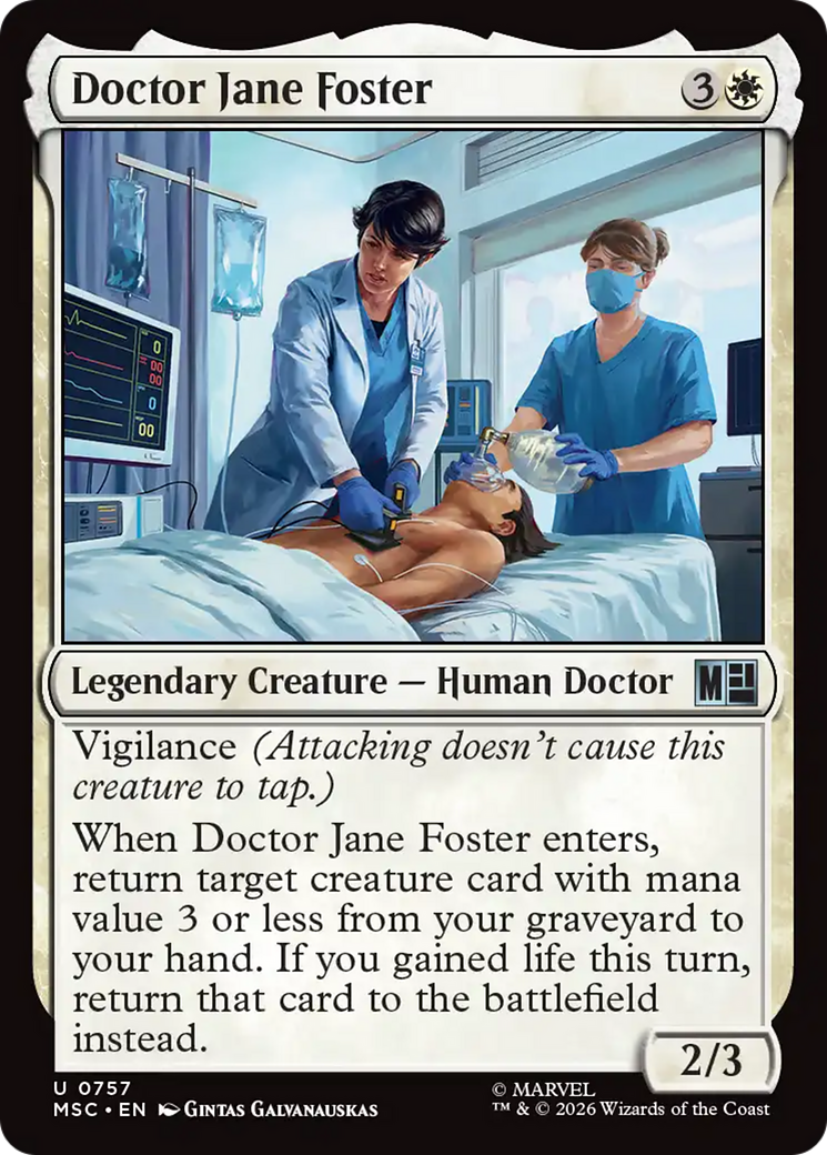 Doctor Jane Foster [Marvel Super Heroes Commander] | L.A. Mood Comics and Games