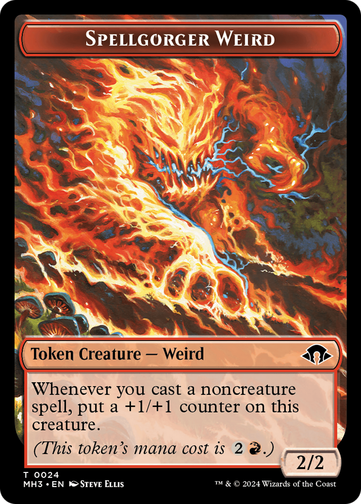 Eldrazi Spawn // Spellgorger Weird Double-Sided Token [Modern Horizons 3 Tokens] | L.A. Mood Comics and Games