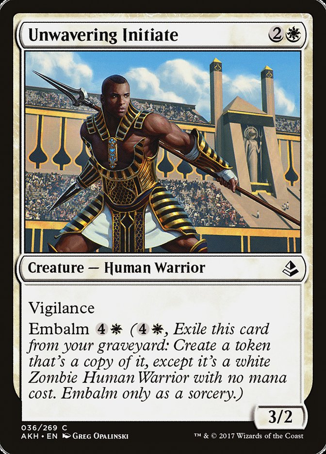 Unwavering Initiate [Amonkhet] | L.A. Mood Comics and Games