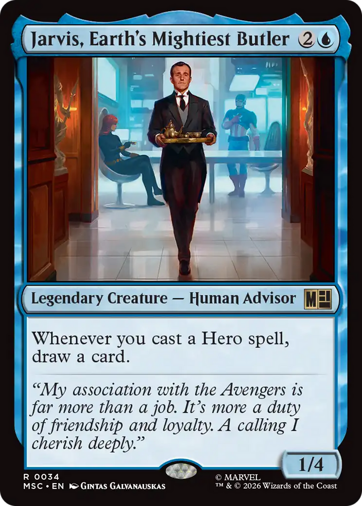 Jarvis, Earth's Mightiest Butler [Marvel Super Heroes Commander] | L.A. Mood Comics and Games