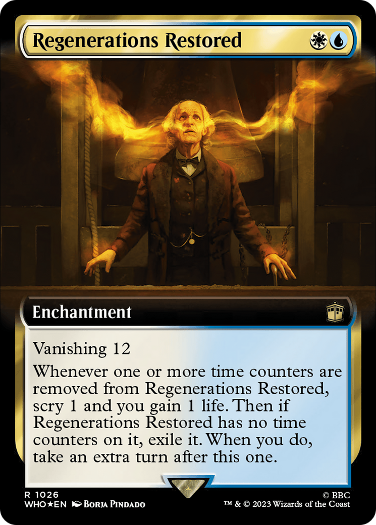 Regenerations Restored (Extended Art) (Surge Foil) [Doctor Who] | L.A. Mood Comics and Games