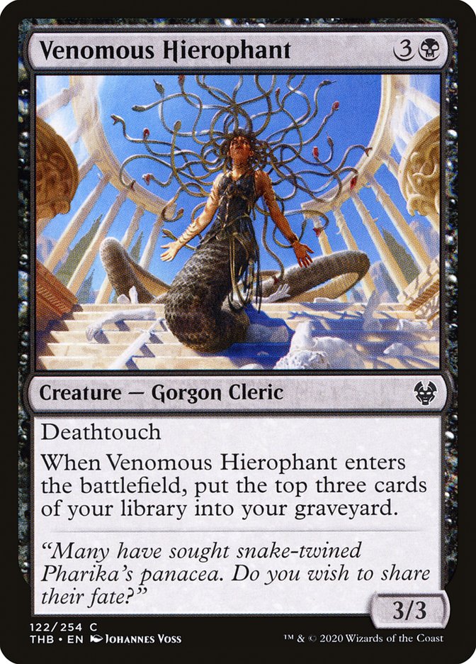 Venomous Hierophant [Theros Beyond Death] | L.A. Mood Comics and Games