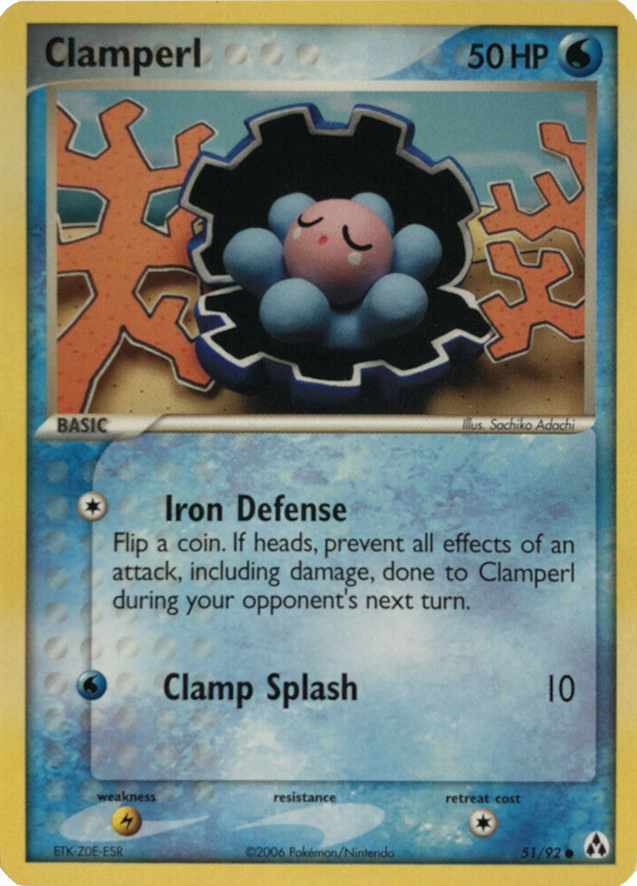 Clamperl (51/92) (Stamped) [EX: Legend Maker] | L.A. Mood Comics and Games