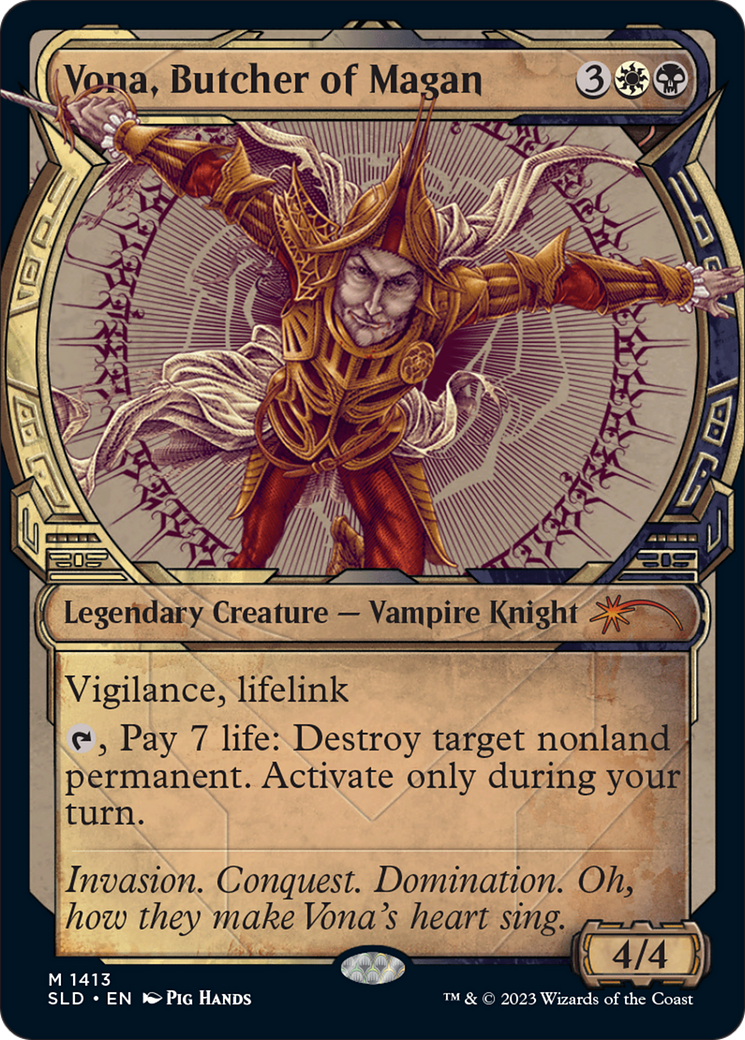 Vona, Butcher of Magan (Rainbow Foil) [Secret Lair Drop Series] | L.A. Mood Comics and Games