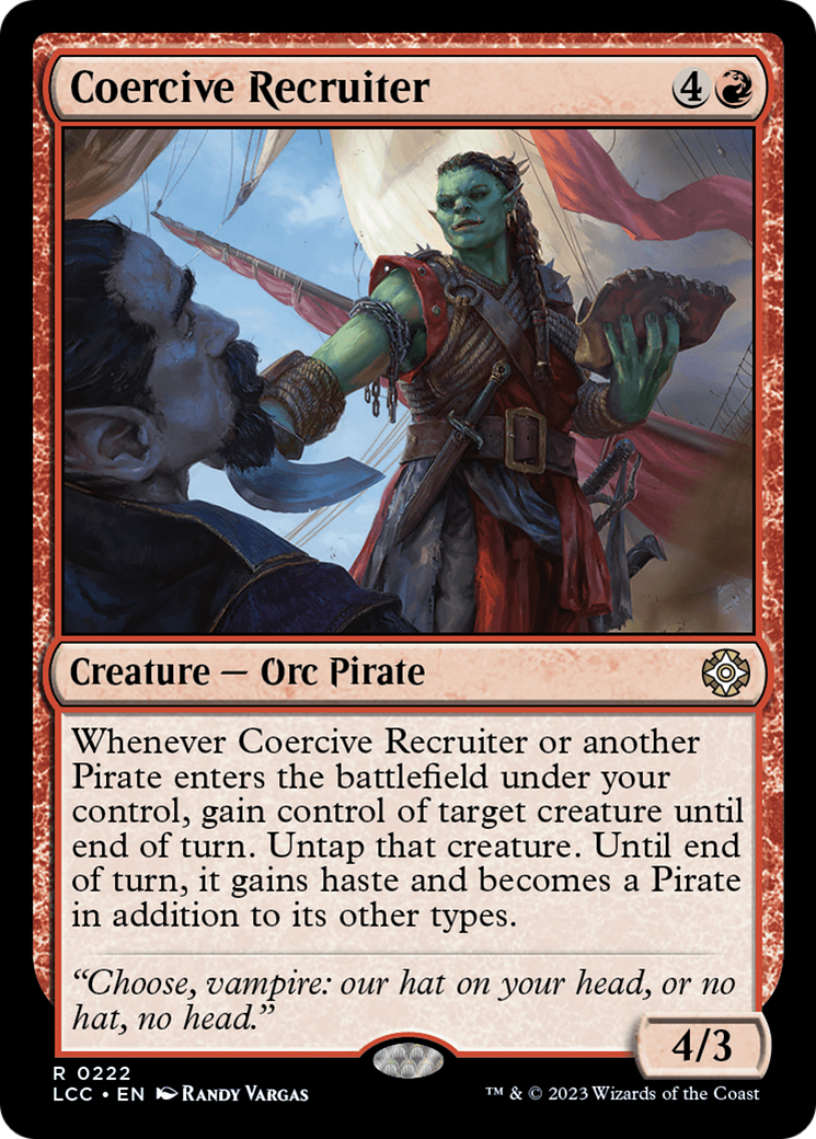 Coercive Recruiter [The Lost Caverns of Ixalan Commander] | L.A. Mood Comics and Games