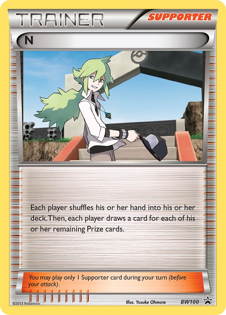 N (BW100) (Battle Arena Deck Exclusive) [Black & White: Black Star Promos] | L.A. Mood Comics and Games