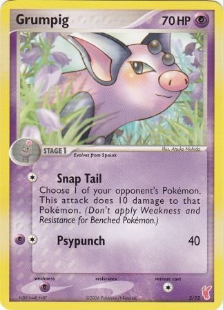Grumpig (3/12) [EX: Trainer Kit 2 - Plusle] | L.A. Mood Comics and Games