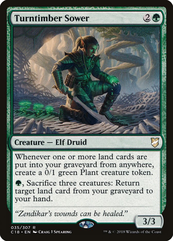 Turntimber Sower [Commander 2018] | L.A. Mood Comics and Games
