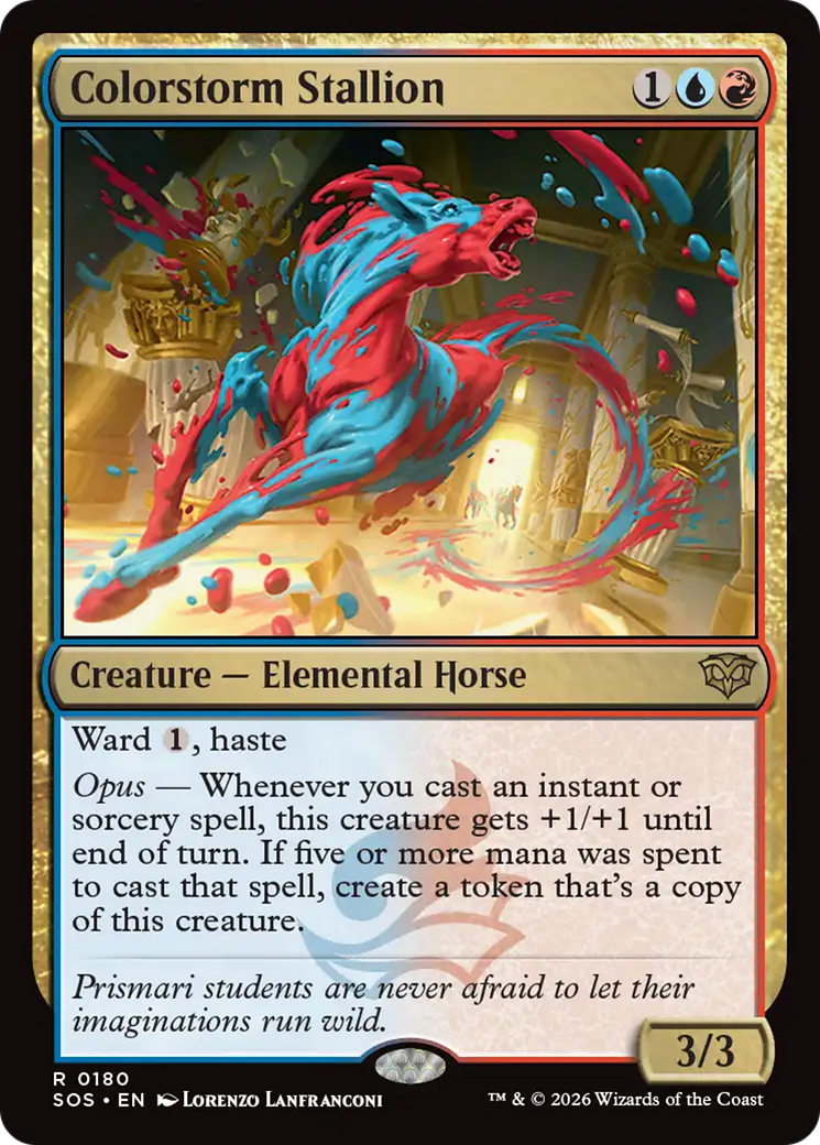 Colorstorm Stallion [Secrets of Strixhaven] | L.A. Mood Comics and Games