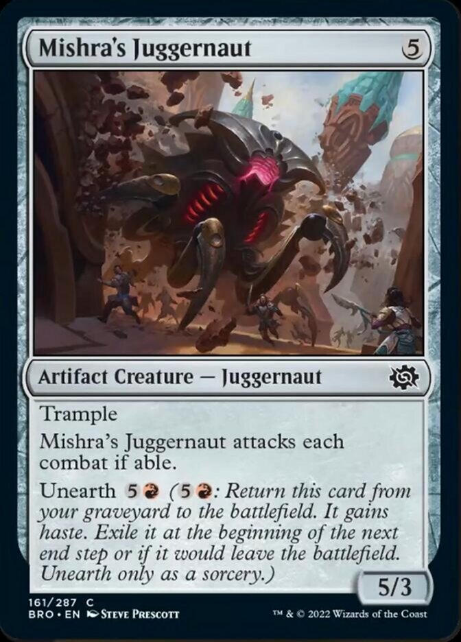 Mishra's Juggernaut [The Brothers' War] | L.A. Mood Comics and Games