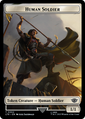 Food (09) // Human Soldier (02) Double-Sided Token [The Lord of the Rings: Tales of Middle-Earth Tokens] | L.A. Mood Comics and Games