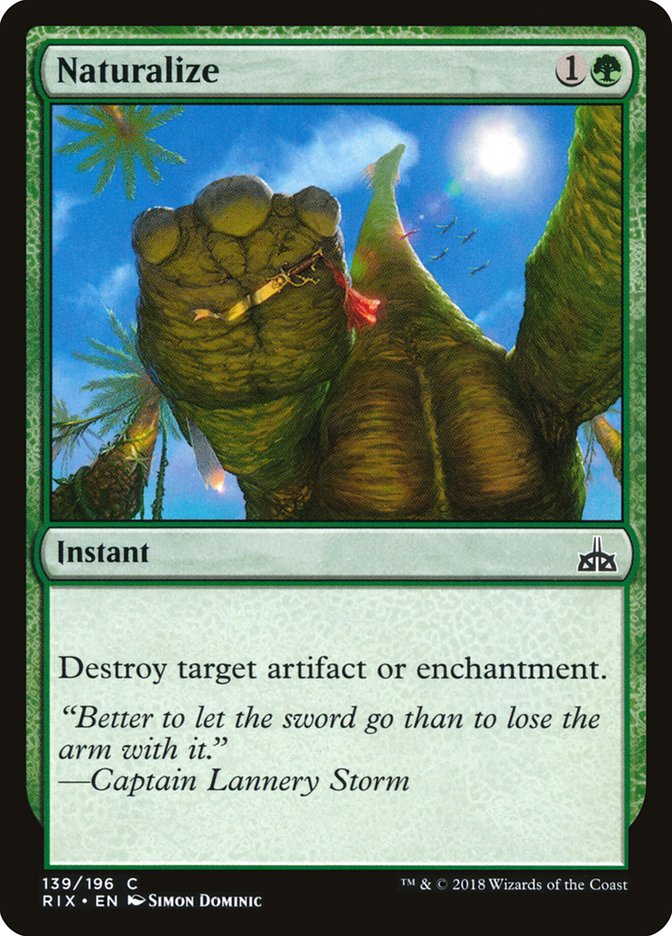 Naturalize [Rivals of Ixalan] | L.A. Mood Comics and Games