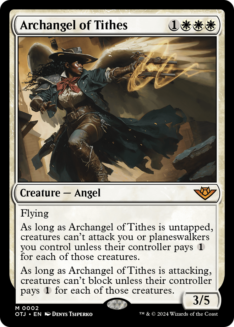 Archangel of Tithes [Outlaws of Thunder Junction] | L.A. Mood Comics and Games