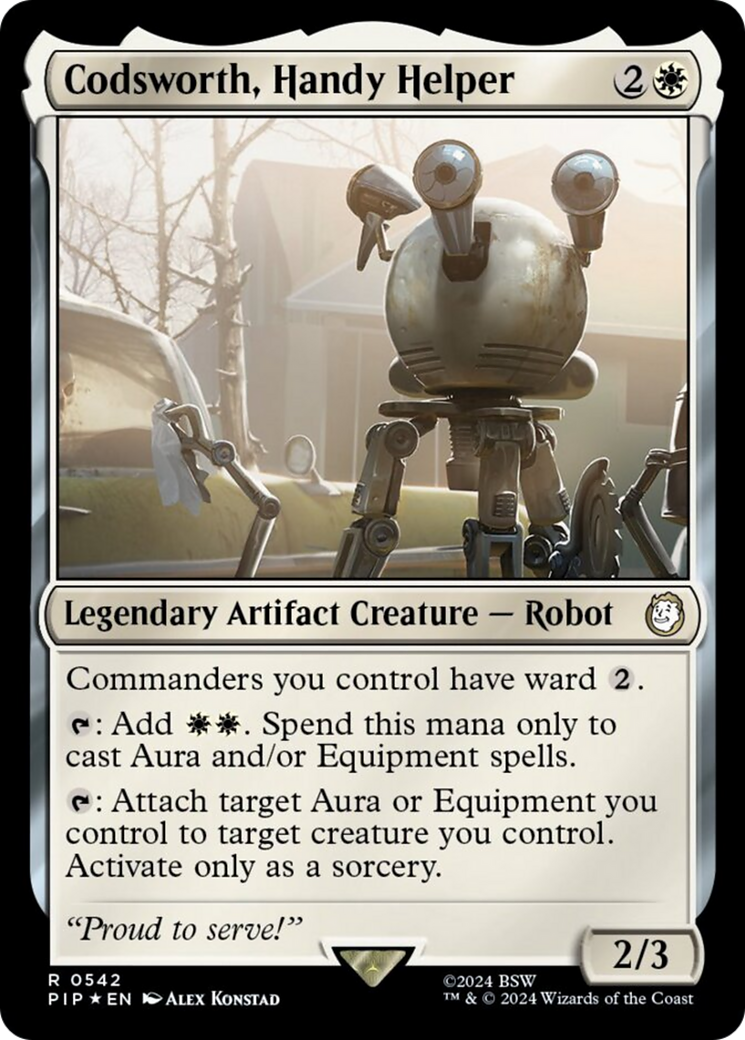 Codsworth, Handy Helper (Surge Foil) [Fallout] | L.A. Mood Comics and Games
