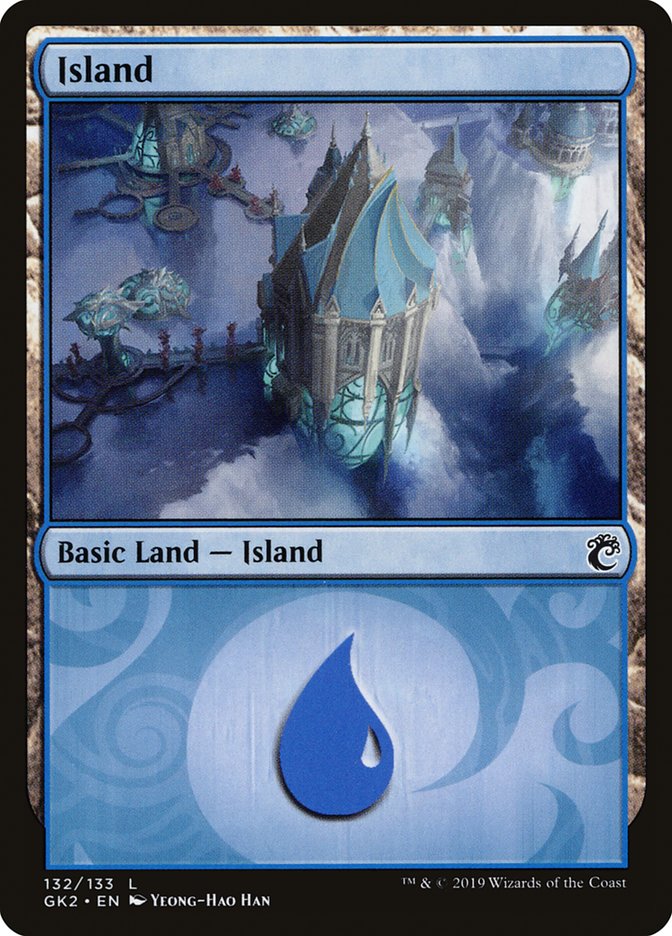Island (132) [Ravnica Allegiance Guild Kit] | L.A. Mood Comics and Games