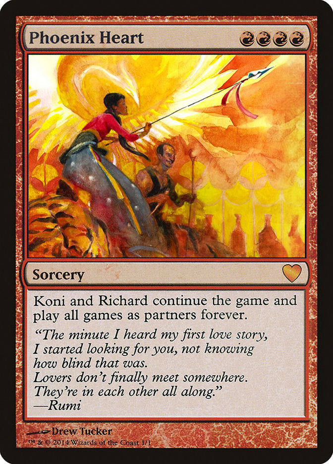 Phoenix Heart [Celebration Cards] | L.A. Mood Comics and Games