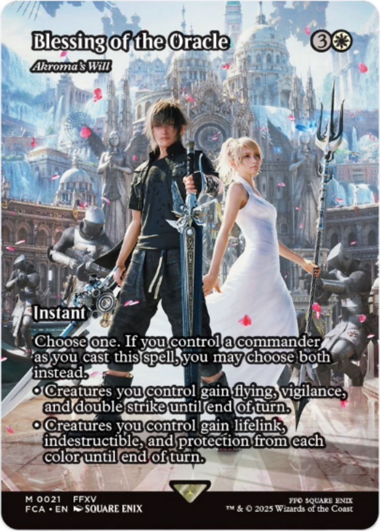Blessing of the Oracle - Akroma's Will (Showcase) [FINAL FANTASY : Through the Ages] | L.A. Mood Comics and Games