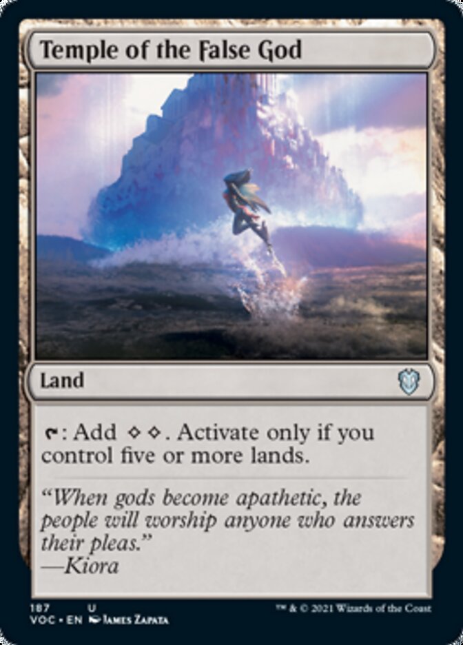 Temple of the False God [Innistrad: Crimson Vow Commander] | L.A. Mood Comics and Games