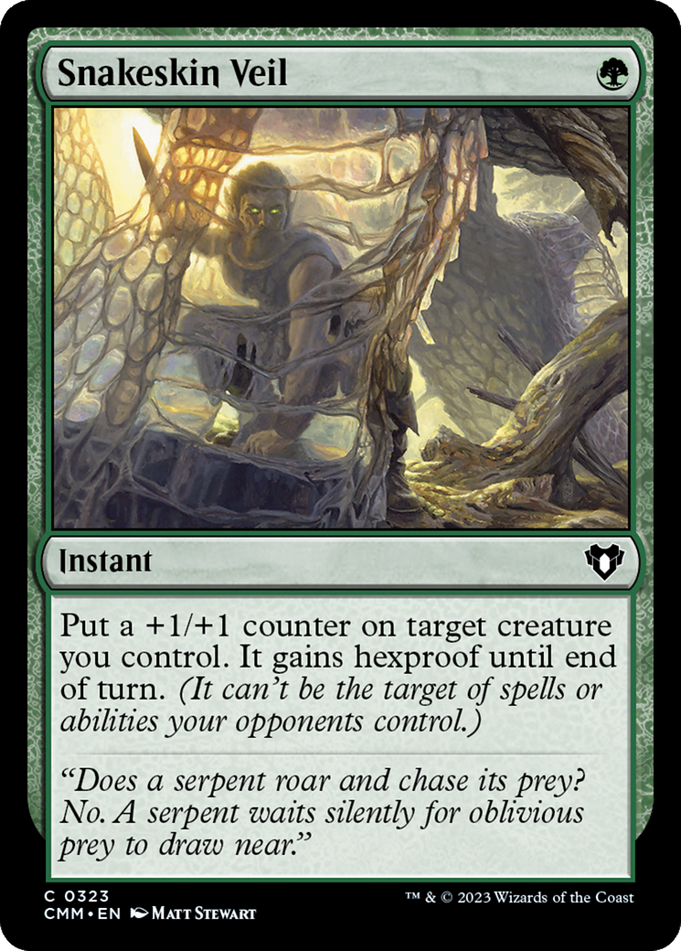 Snakeskin Veil [Commander Masters] | L.A. Mood Comics and Games