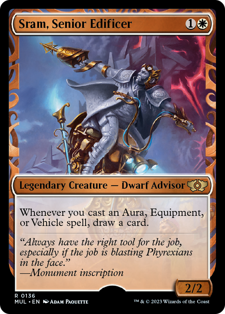 Sram, Senior Edificer (Halo Foil) [Multiverse Legends] | L.A. Mood Comics and Games