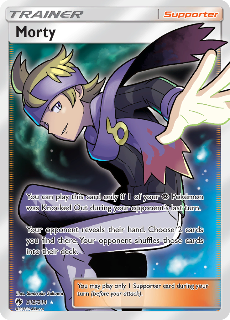 Morty (212/214) [Sun & Moon: Lost Thunder] | L.A. Mood Comics and Games
