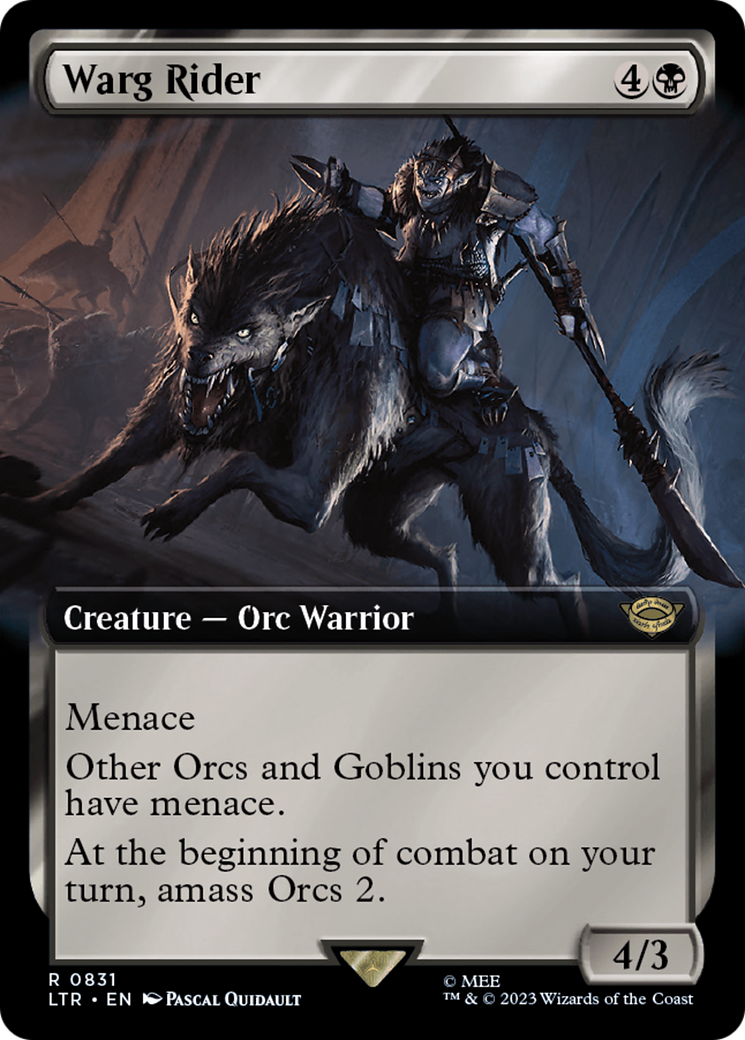 Warg Rider (Extended Art) [The Lord of the Rings: Tales of Middle-Earth] | L.A. Mood Comics and Games